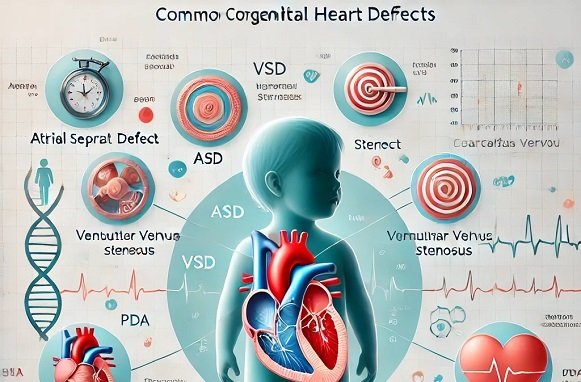 أنواع العيوب الخلقية في القلب